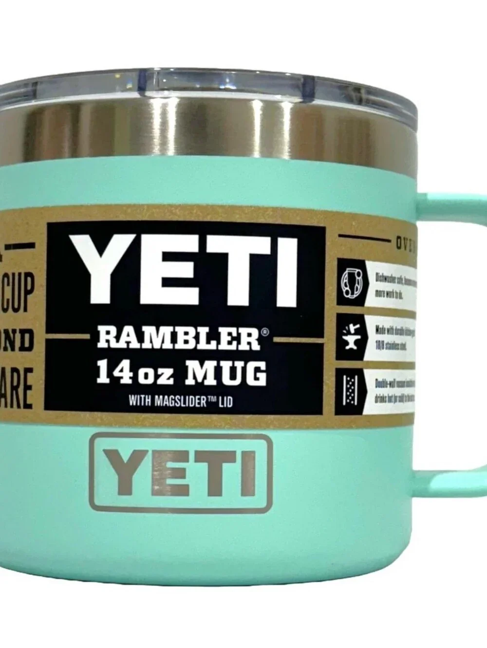 YETI 14oz Rambler mug in mint